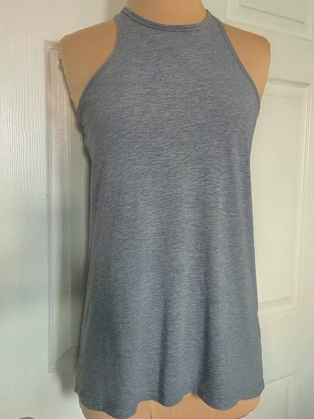 Lululemon Heather Gray Trapeze Twist Tank